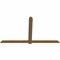 Ekena Millwork Eugene Smooth Timber Gable Bracket, Western Red Cedar, 96"W x 56"H x 1 1/2"D x 5 1/2"F, 14/12 Pitch GBW096X56X0206EUG00SWR - alternate 2